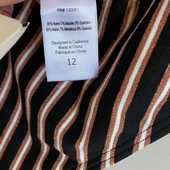 NWT L*SPACE Horizon Stripe Sunscape One Piece 12 - Picture 12 of 12